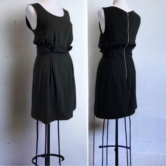 Jenni Kayne | NWOT💎RARE FIND💎Paperbag Pleat Waist Mini Dress + Pockets Black 2 - Picture 15 of 15